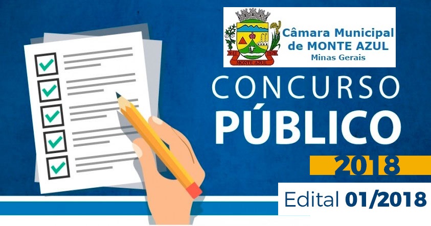 1º Concurso Público da Câmara de Monte Azul - MG